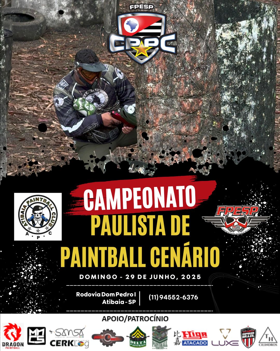 Campeonato Paulista de Paintball Cenário.